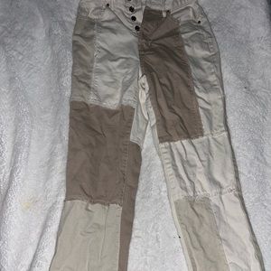 Unique patchwork pacsun dad jeans, size 24